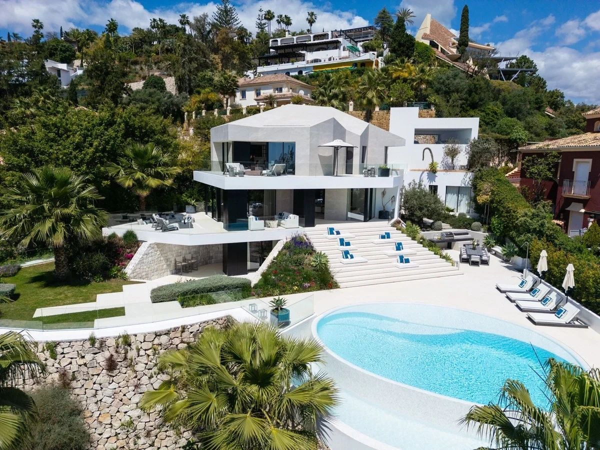 1 - vendita villa vista mare benahavis - costa del sol andalusia spagna