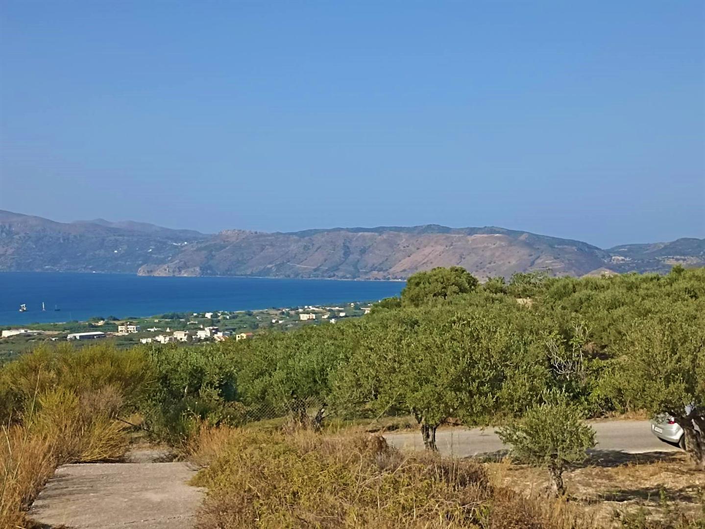 1 - vente terrain vue mer kallergianá crète grèce