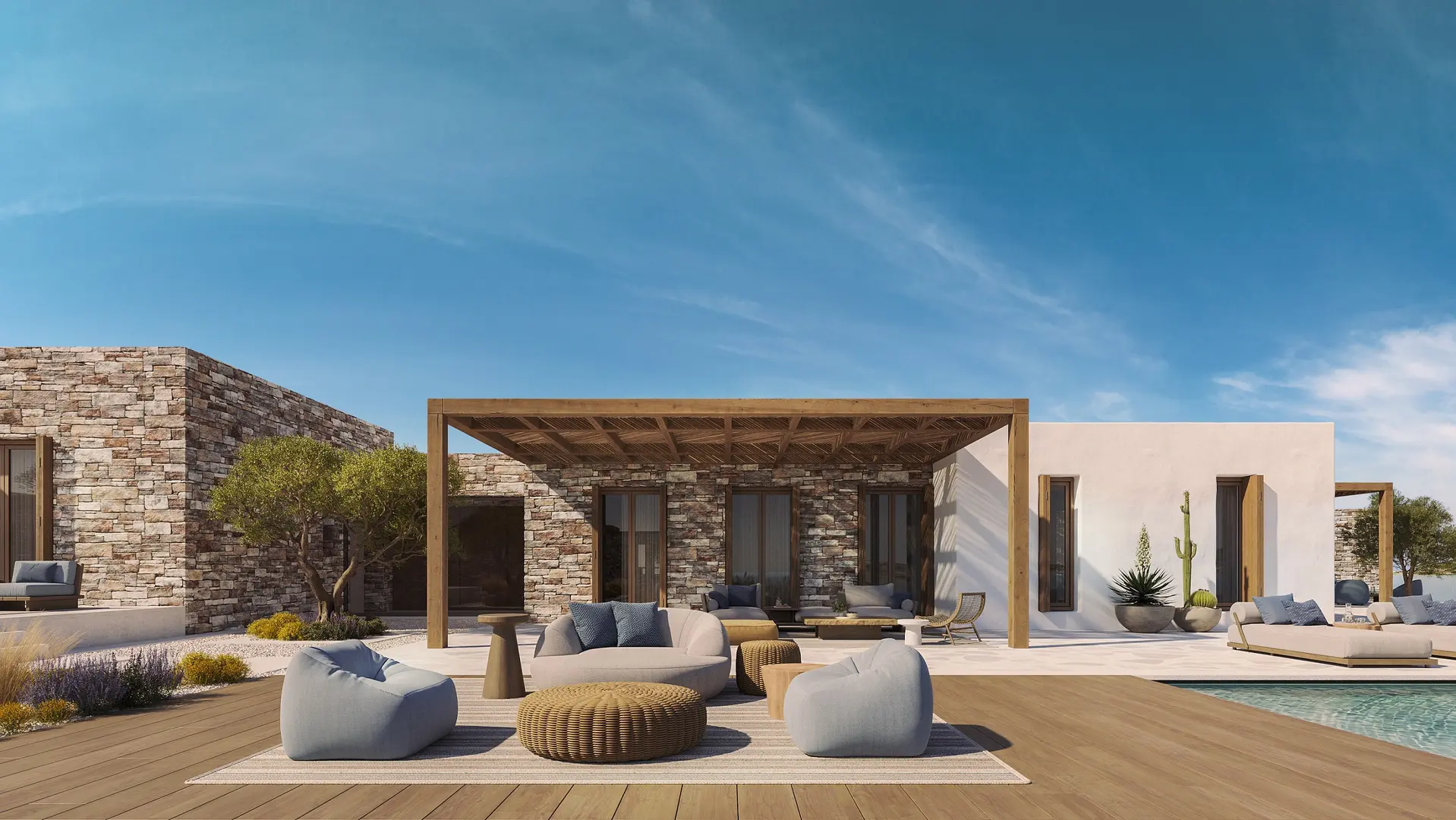 2 - vente immobilier neuf pieds dans l'eau antiparos - cyclades egée méridionale grèce