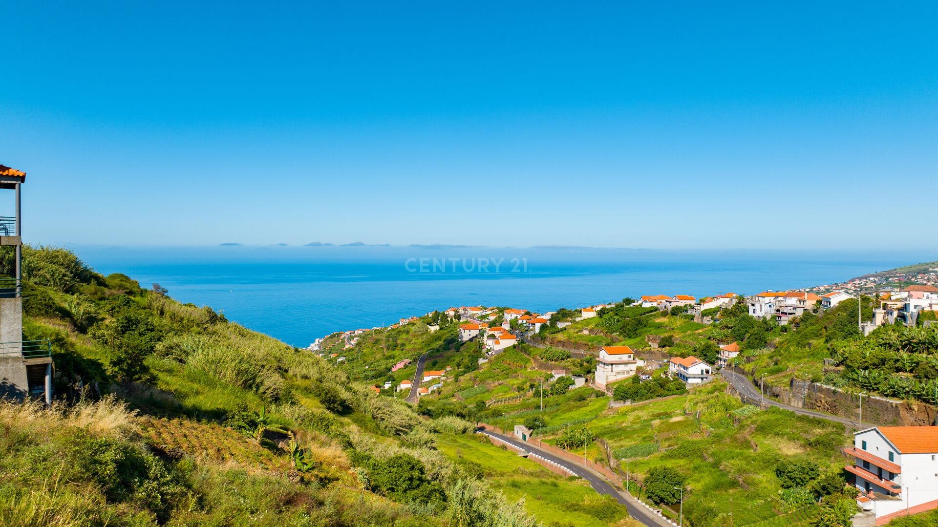 2 - vente terrain vue mer calheta madère portugal