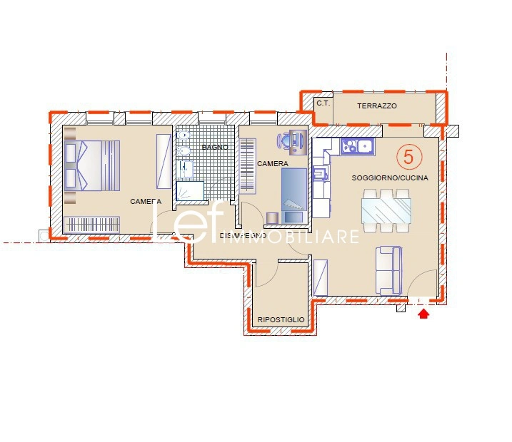 1 - vente appartement cordignano vénétie italie