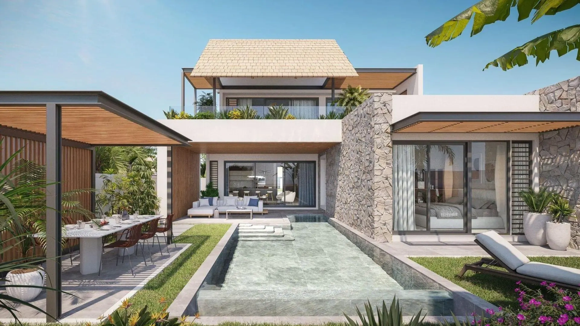1 - vendita villa fronte mare wolmar rivière noire mauritius