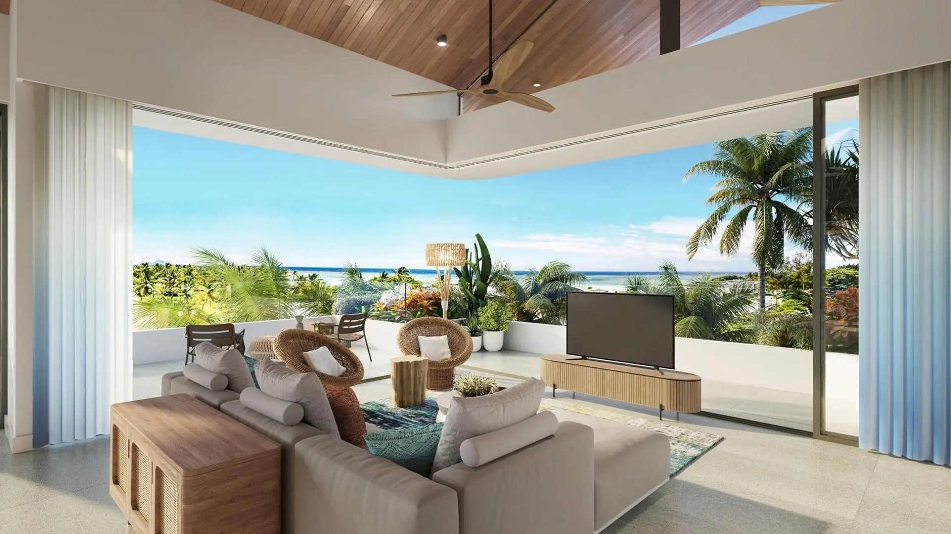 1 - waterfront apartment for sale in flic en flac rivière noire mauritius