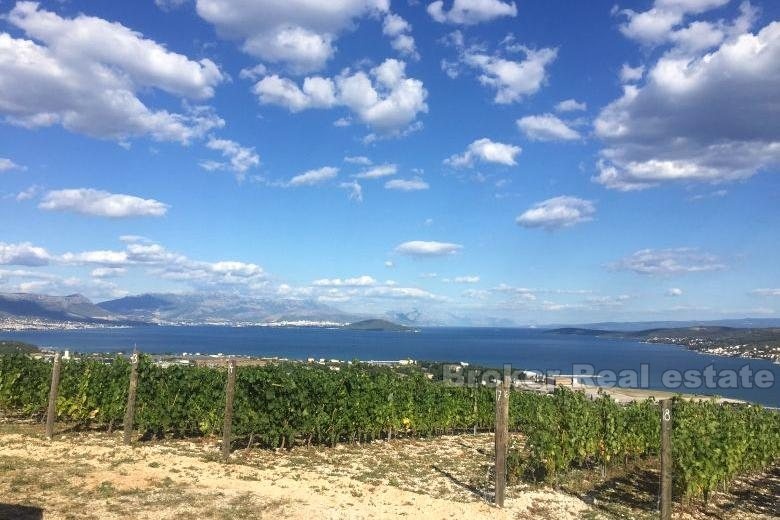 1 - sea view plot of land for sale in trogir split-dalmatia croatia