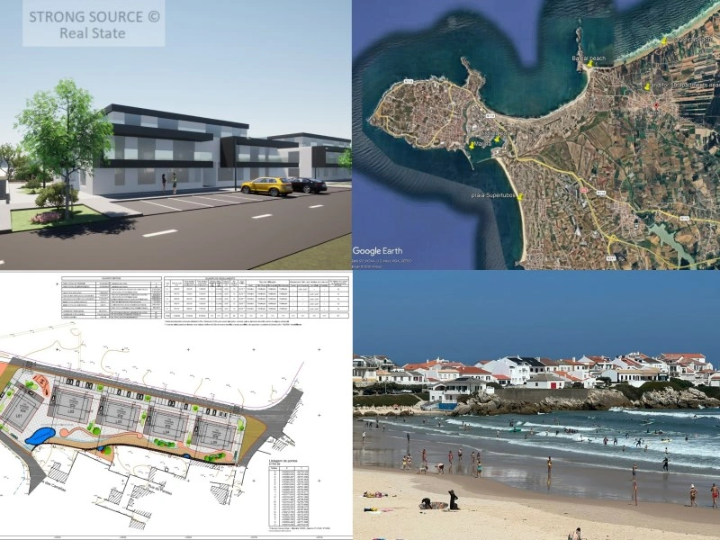 1 - verkoop terrein uitzicht op zee ferrel centro region portugal