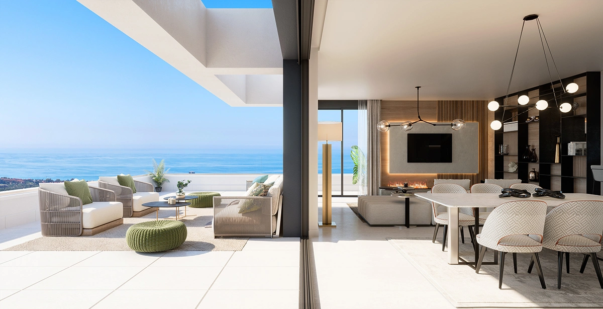 1 - vente appartement vue mer marbella - costa del sol andalousie espagne