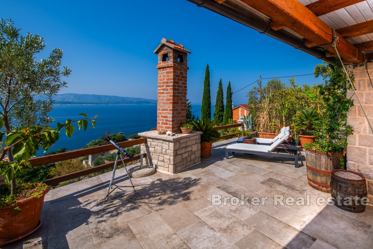2 - venda casa vista de mar brač split-dalmácia croácia