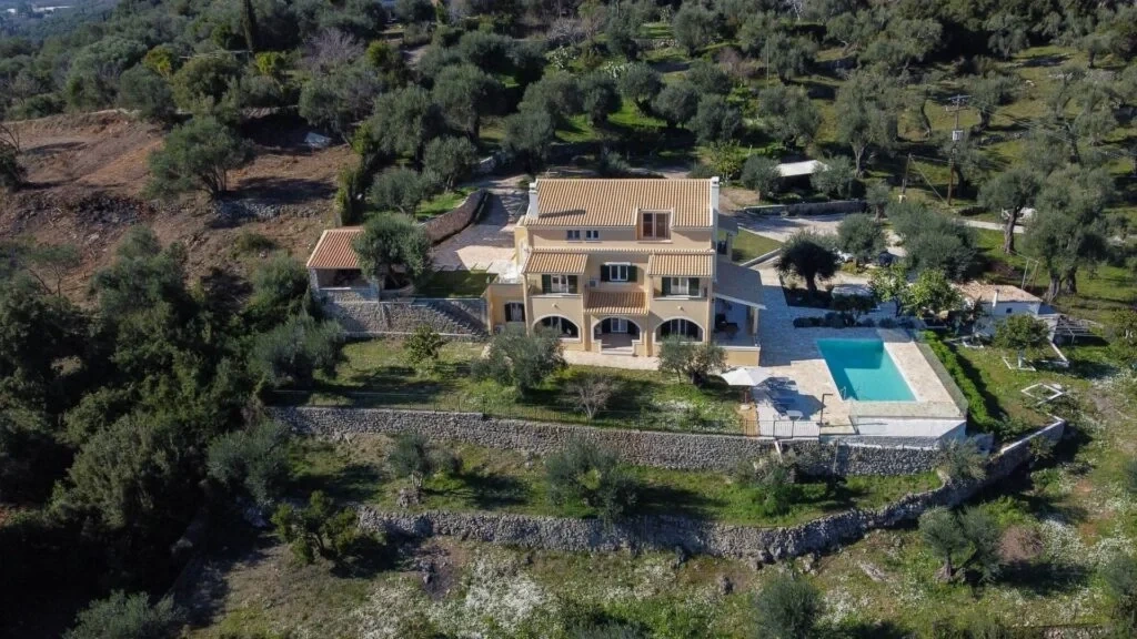 1 - vente maison vue mer corfu îles ioniennes grèce
