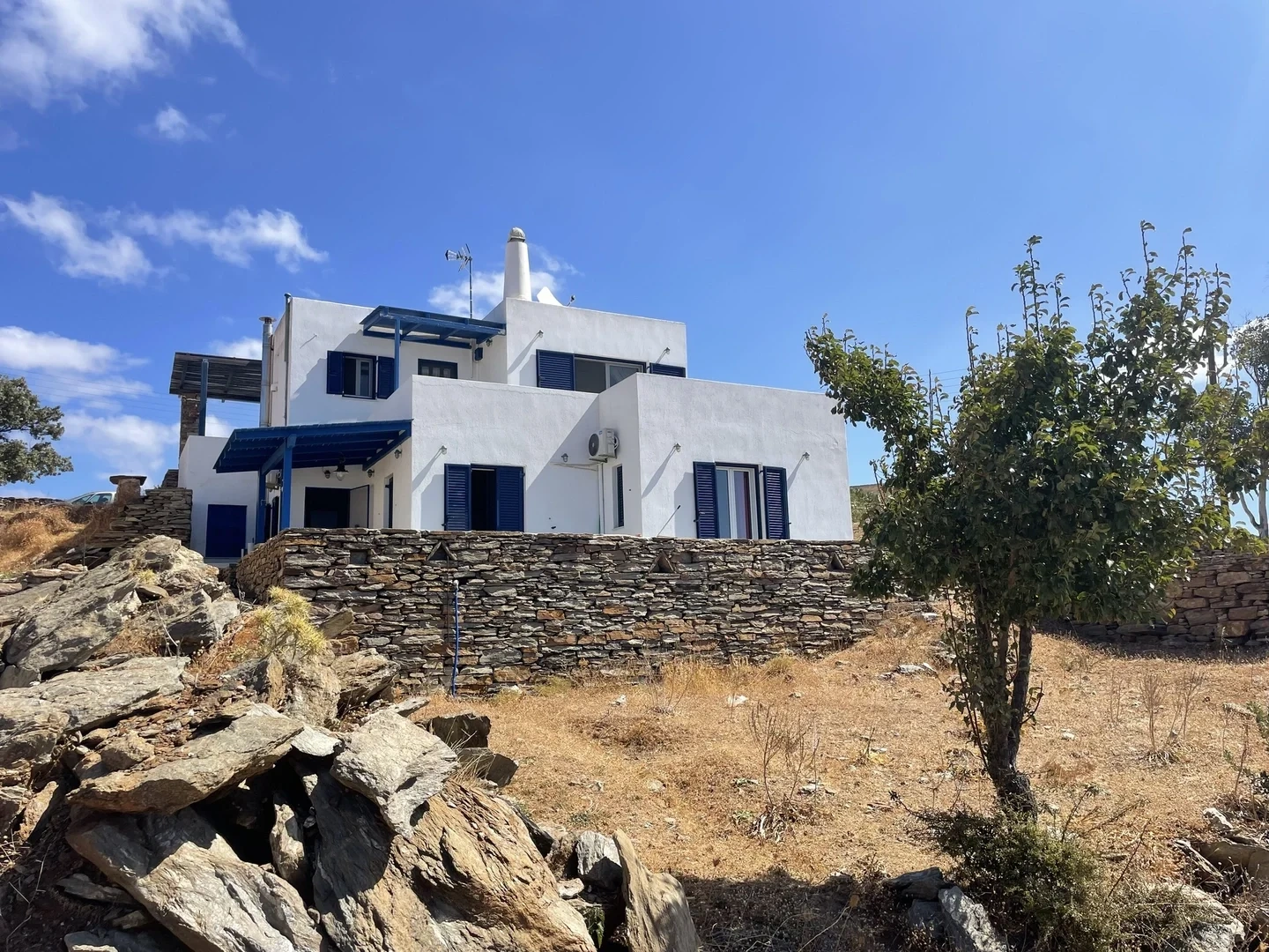1 - vente maison vue mer kéa - cyclades egée méridionale grèce
