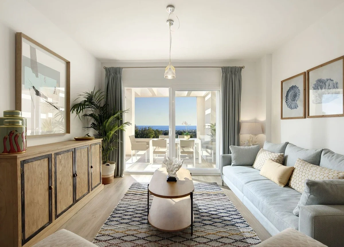 1 - venda apartamento vista de mar nueva andalucia andaluzia espanha