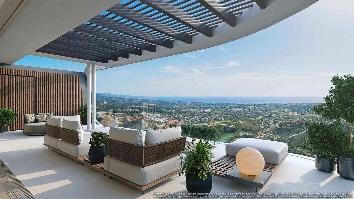 2 - verkoop appartement uitzicht op zee benahavis - costa del sol andalusië spanje