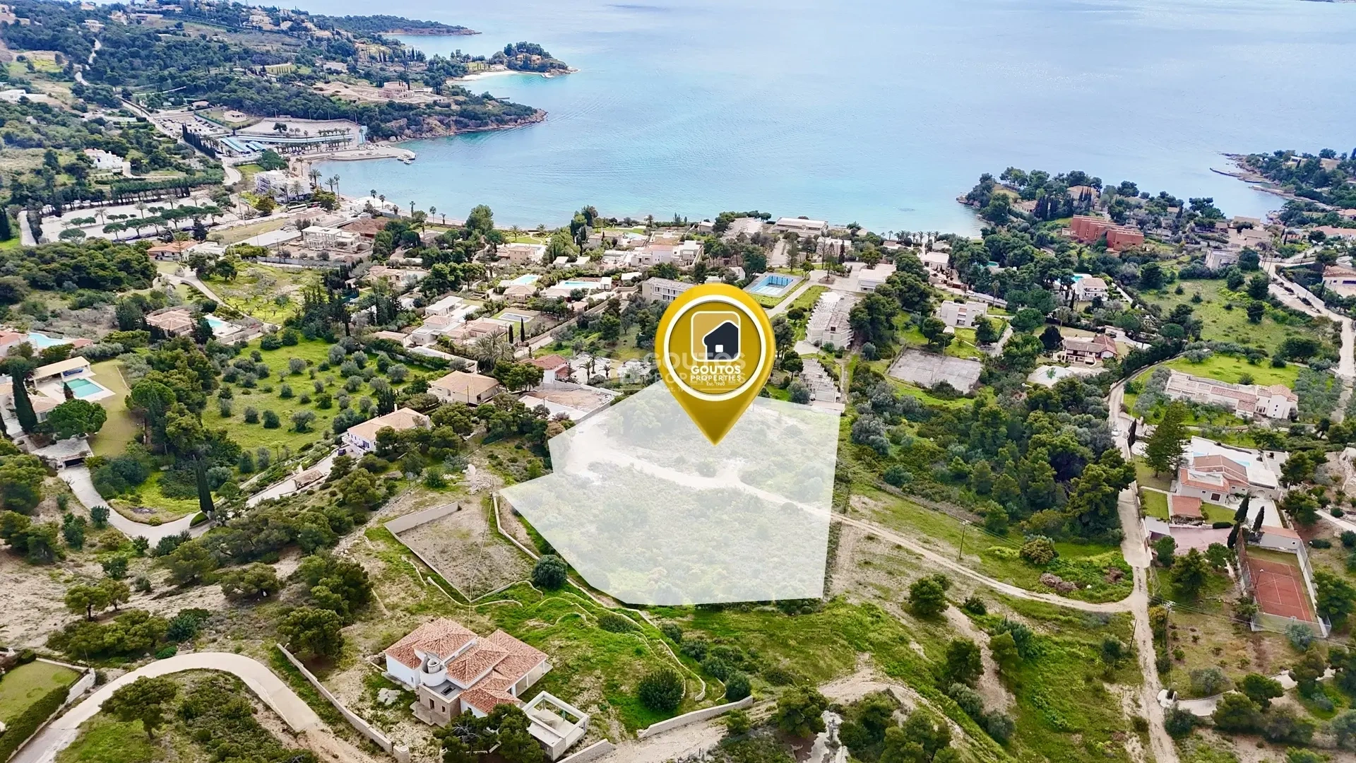 1 - venta terreno vista al mar kosta peloponeso grecia