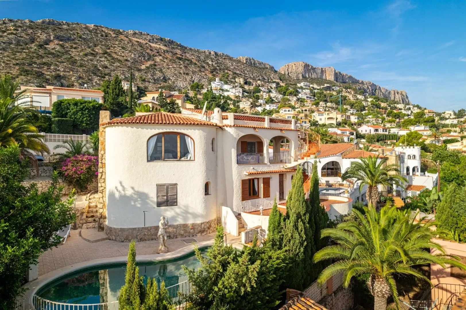2 - verkoop huis uitzicht op zee calpe - costa blanca valencian community spanje