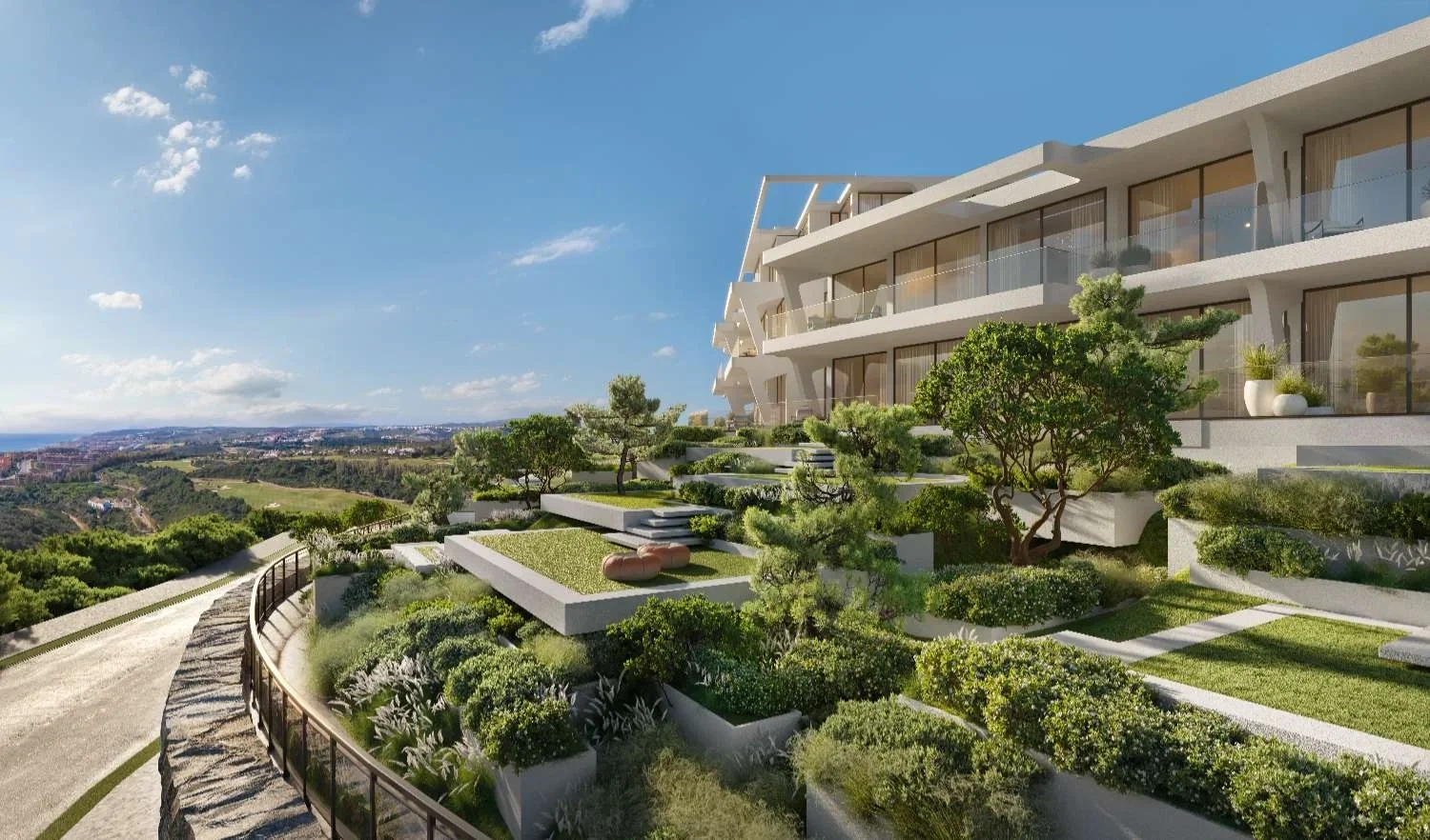 2 - vente appartement vue mer casares - costa del sol andalousie espagne