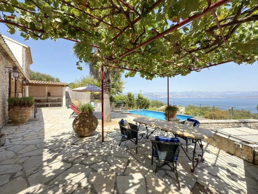 1 - verkauf villa meerblick corfu ionische inseln griechenland