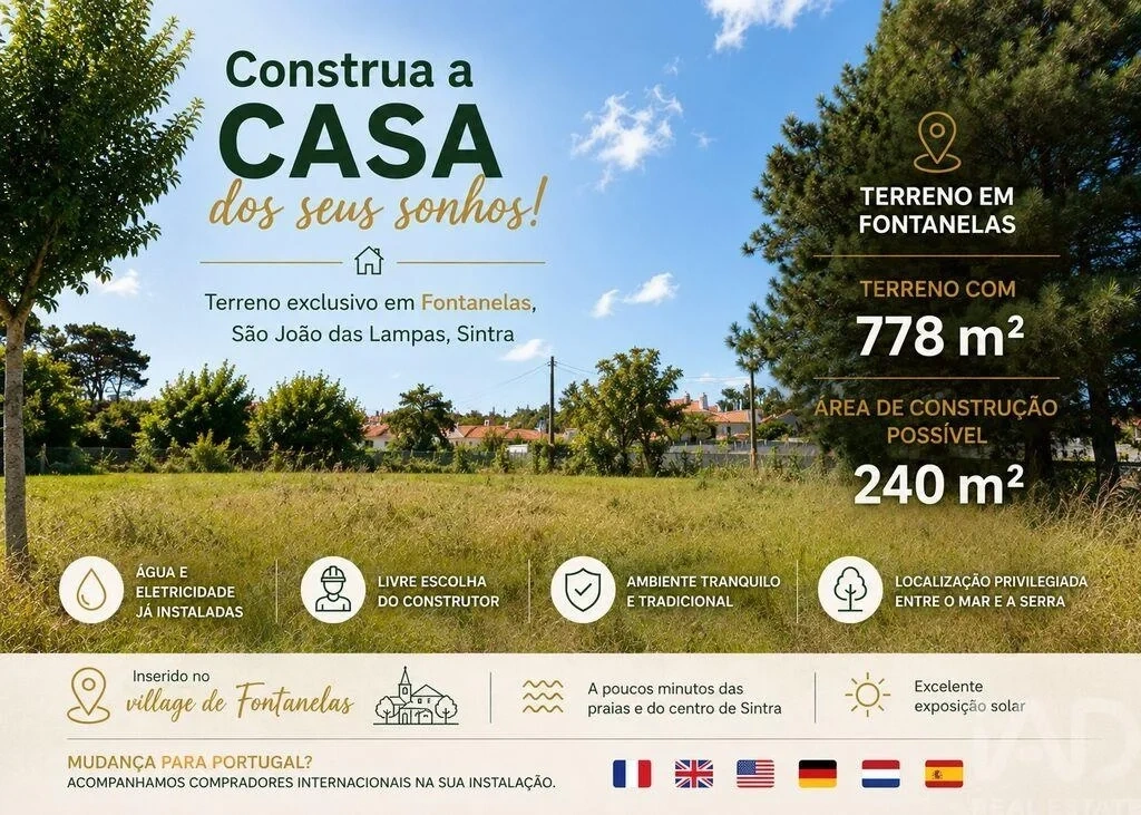 1 - plot of land for sale in sintra lisbon region portugal