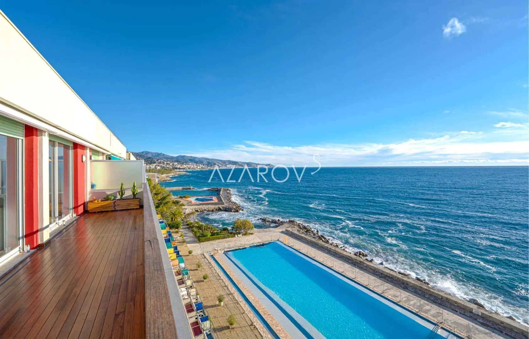1 - venda casa vista de mar sanremo liguria itália