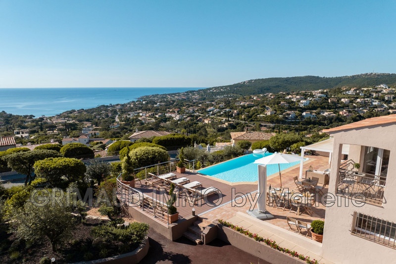 1 - sea view house for sale in les issambres var france