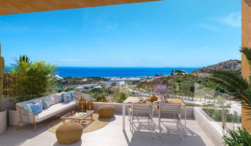 1 - verkoop huis uitzicht op zee la cala de mijas andalusië spanje