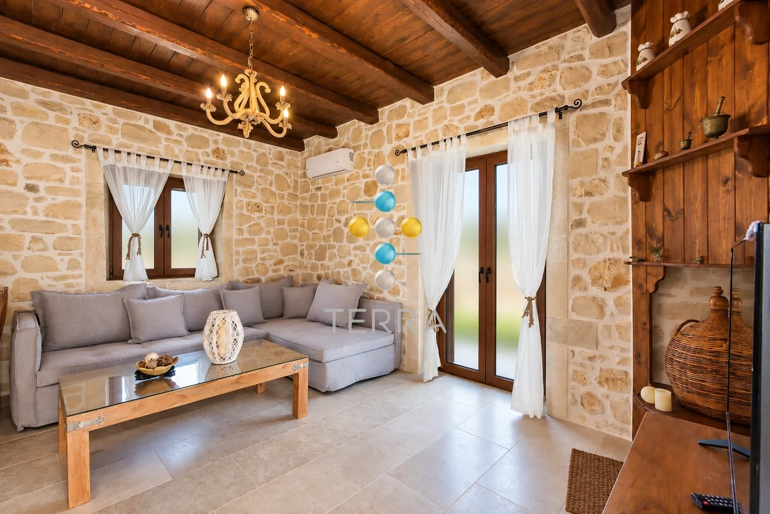 1 - alquiler vacaciones villa vista al mar roumelí creta grecia