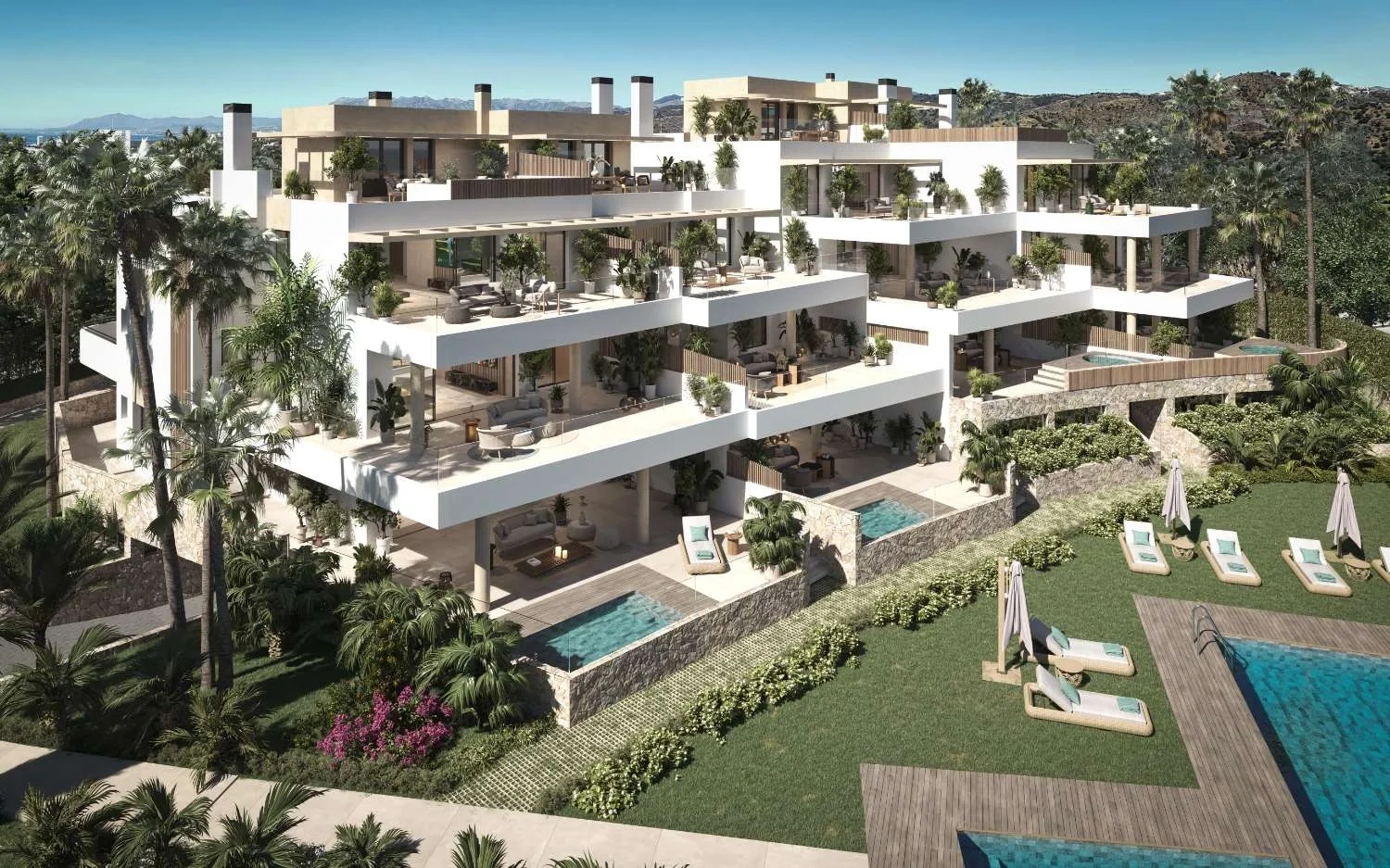 2 - vente appartement vue mer marbella - costa del sol andalousie espagne