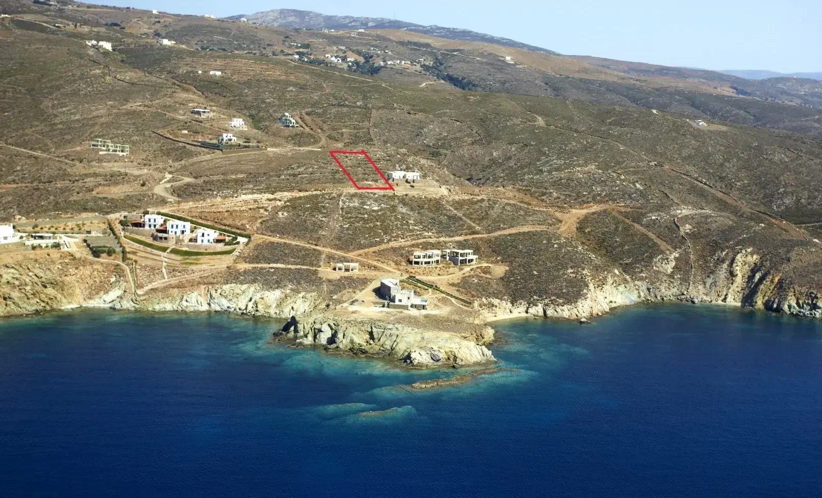 1 - vendita terreno vista mare andros - cicladi egeo meridionale grecia