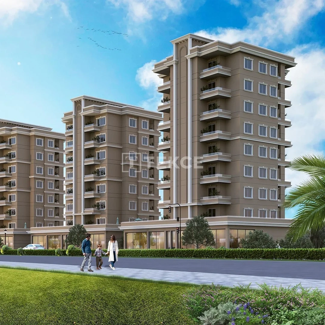 1 - vente appartement plage à pied mezitli mersin turquie