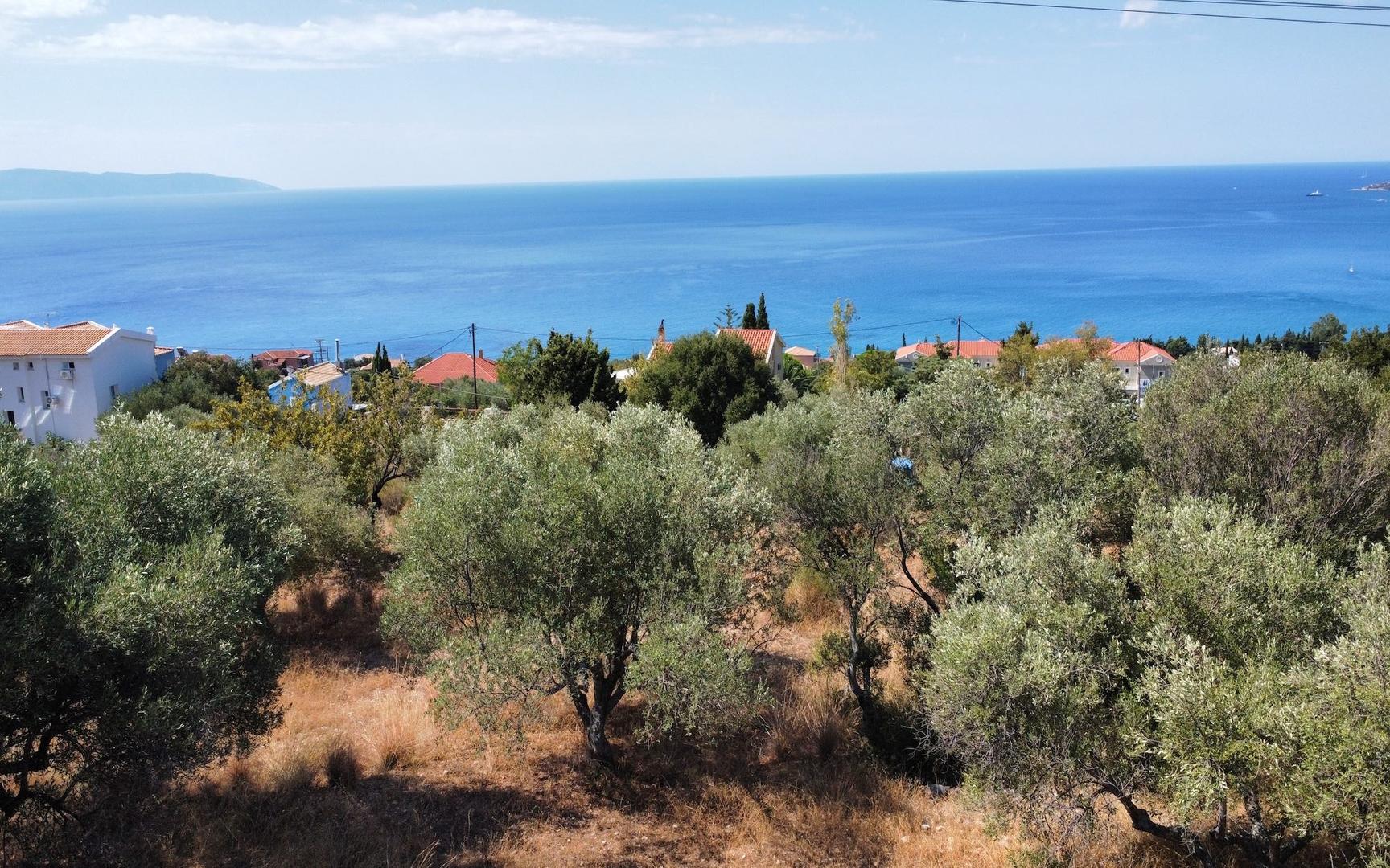 1 - verkoop terrein uitzicht op zee kefalonia ionische eilanden griekenland