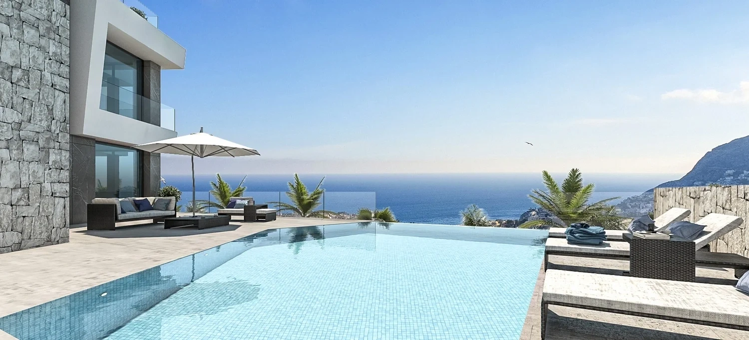 1 - verkoop huis uitzicht op zee calpe - costa blanca valencian community spanje