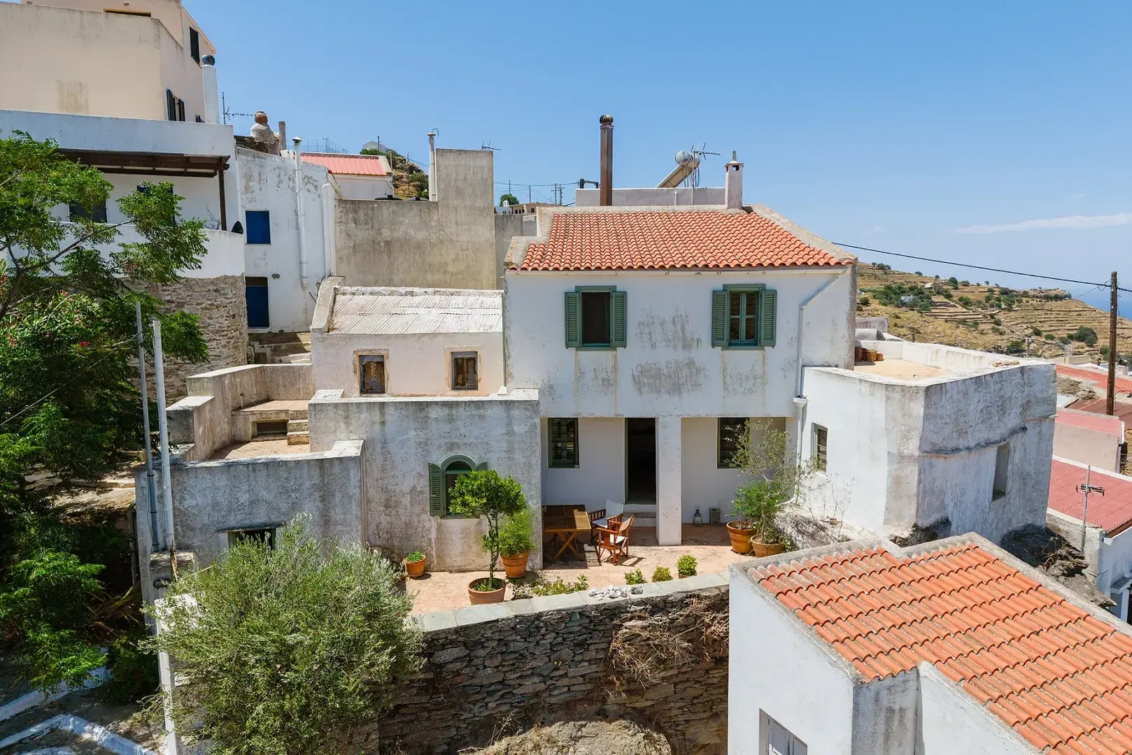 1 - sea view house for sale in kea - cyclades south aegean greece