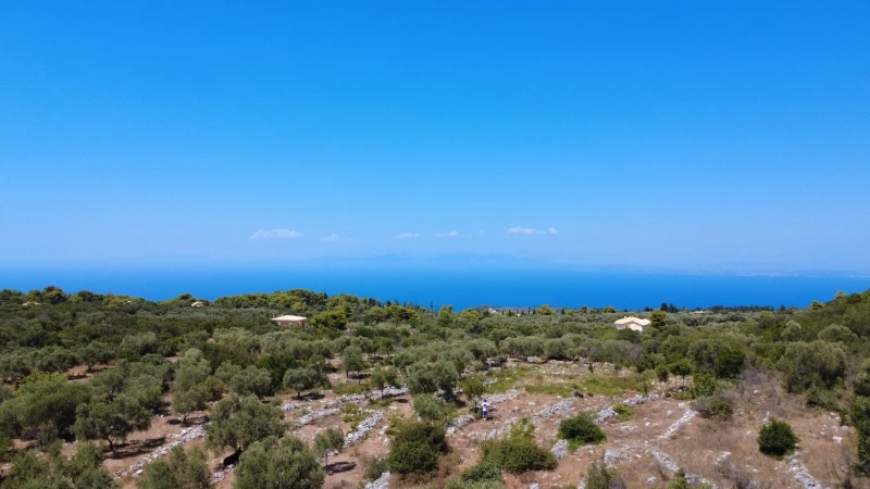 2 - vente terrain vue mer lefkada îles ioniennes grèce