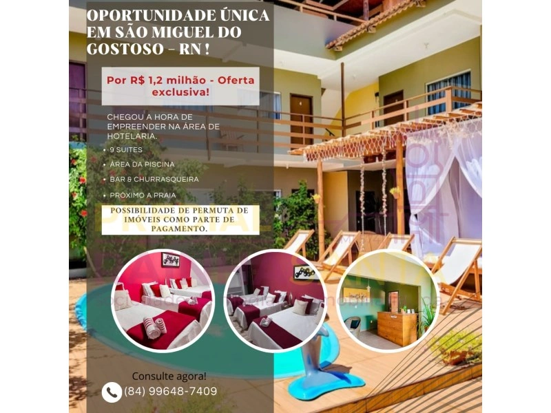 2 - venta comercio vista al mar são miguel do gostoso rio grande do norte brasil