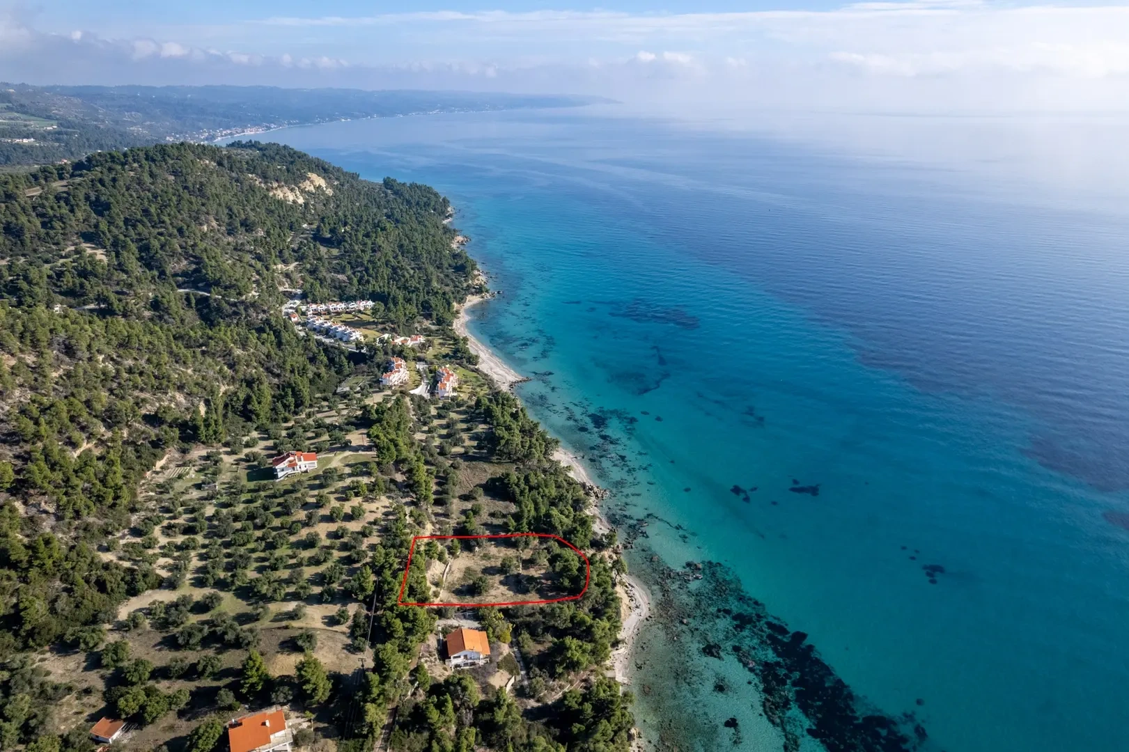 1 - vente terrain vue mer possidi macédoine centrale grèce