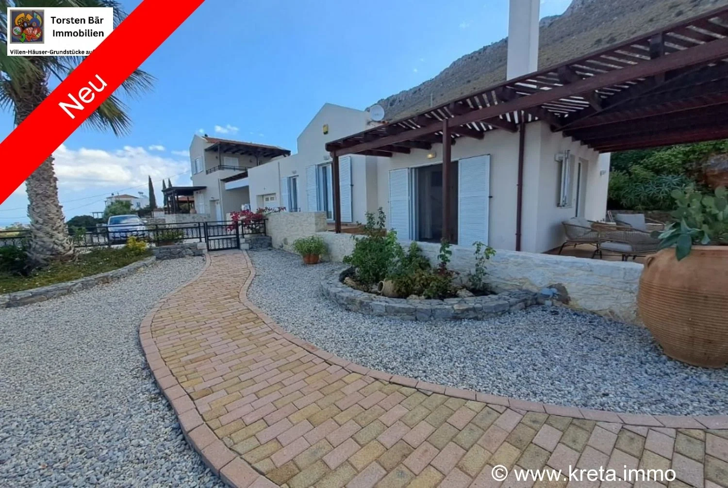 1 - vente maison vue mer kokkino chorio crète grèce