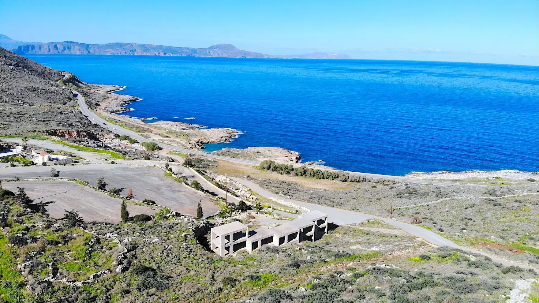 2 - venda terreno vista de mar réthymnon creta grécia