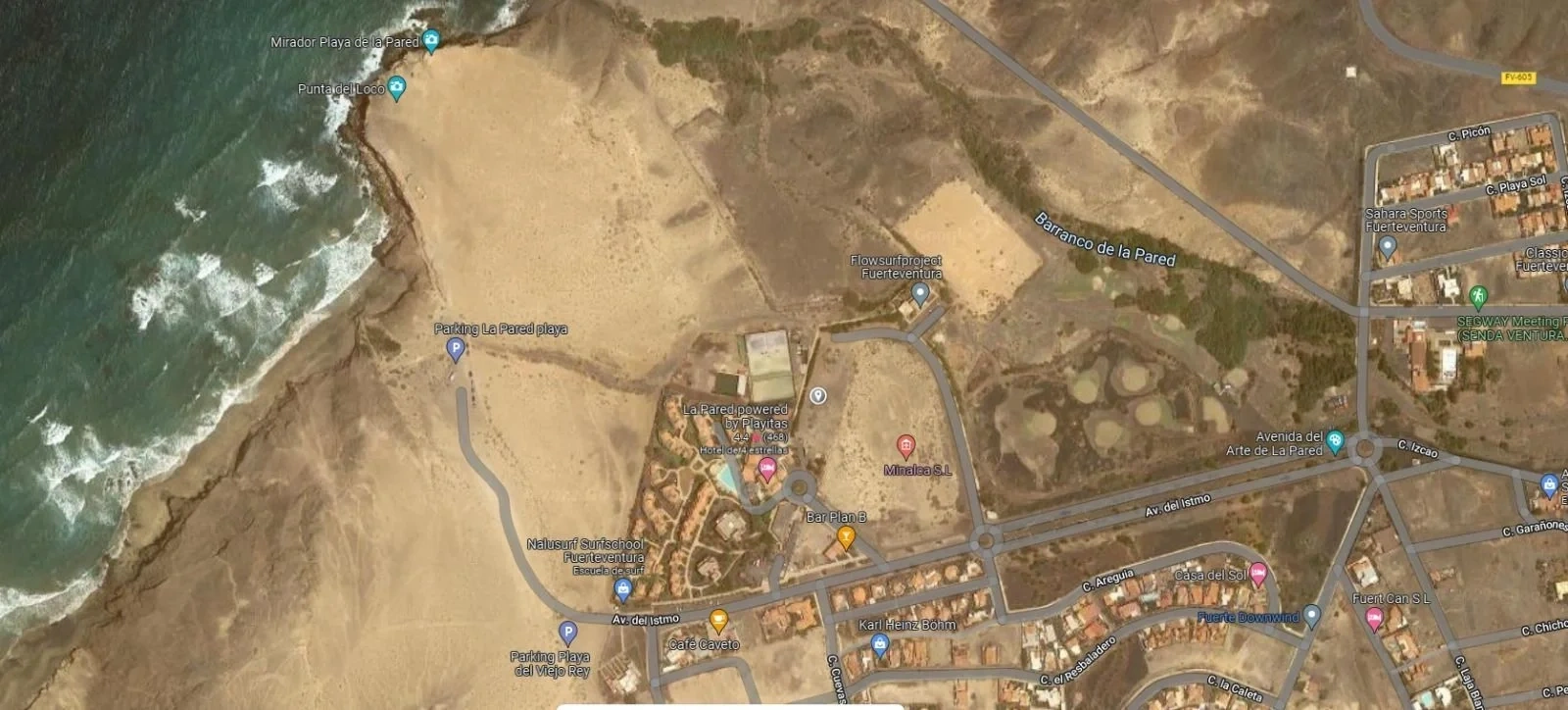 2 - vente terrain plage à pied pajara fuerteventura - canaries espagne