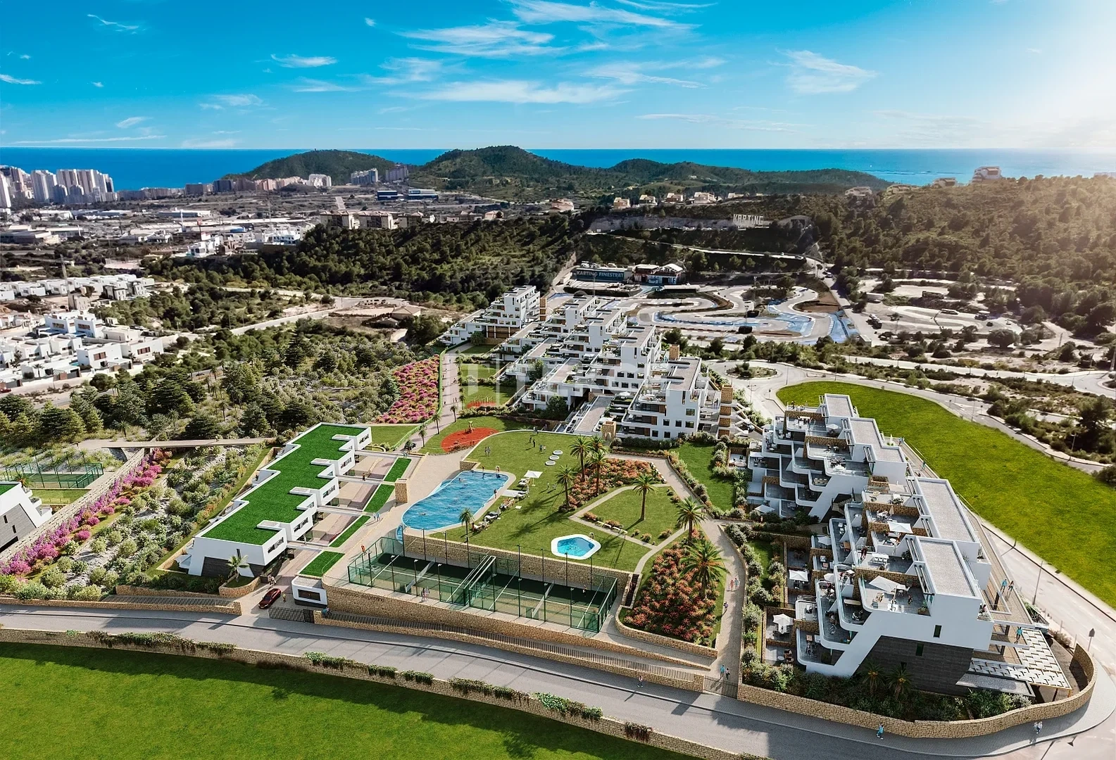 1 - vendita appartamento vista mare finestrat - costa blanca comunità valenciana spagna