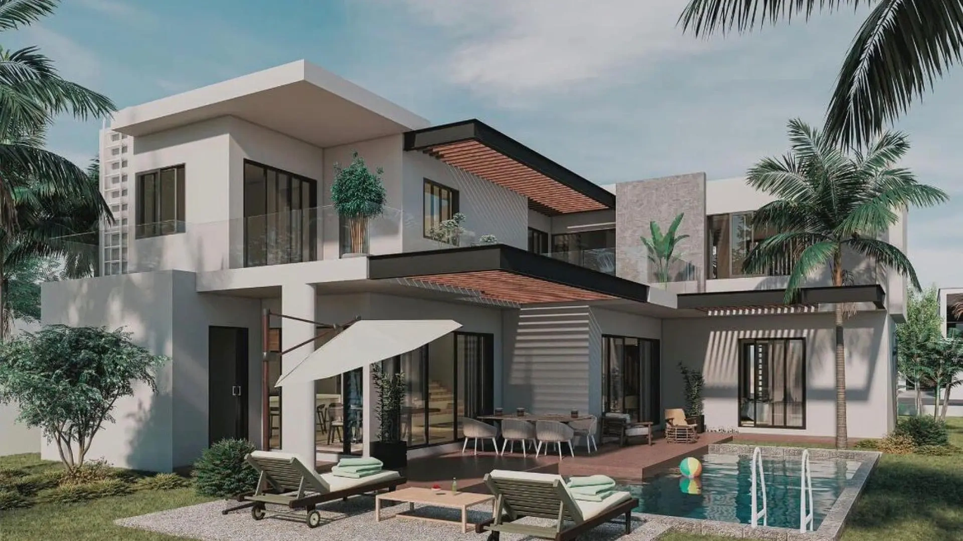 1 - sea view plot of land for sale in cascavelle rivière noire mauritius
