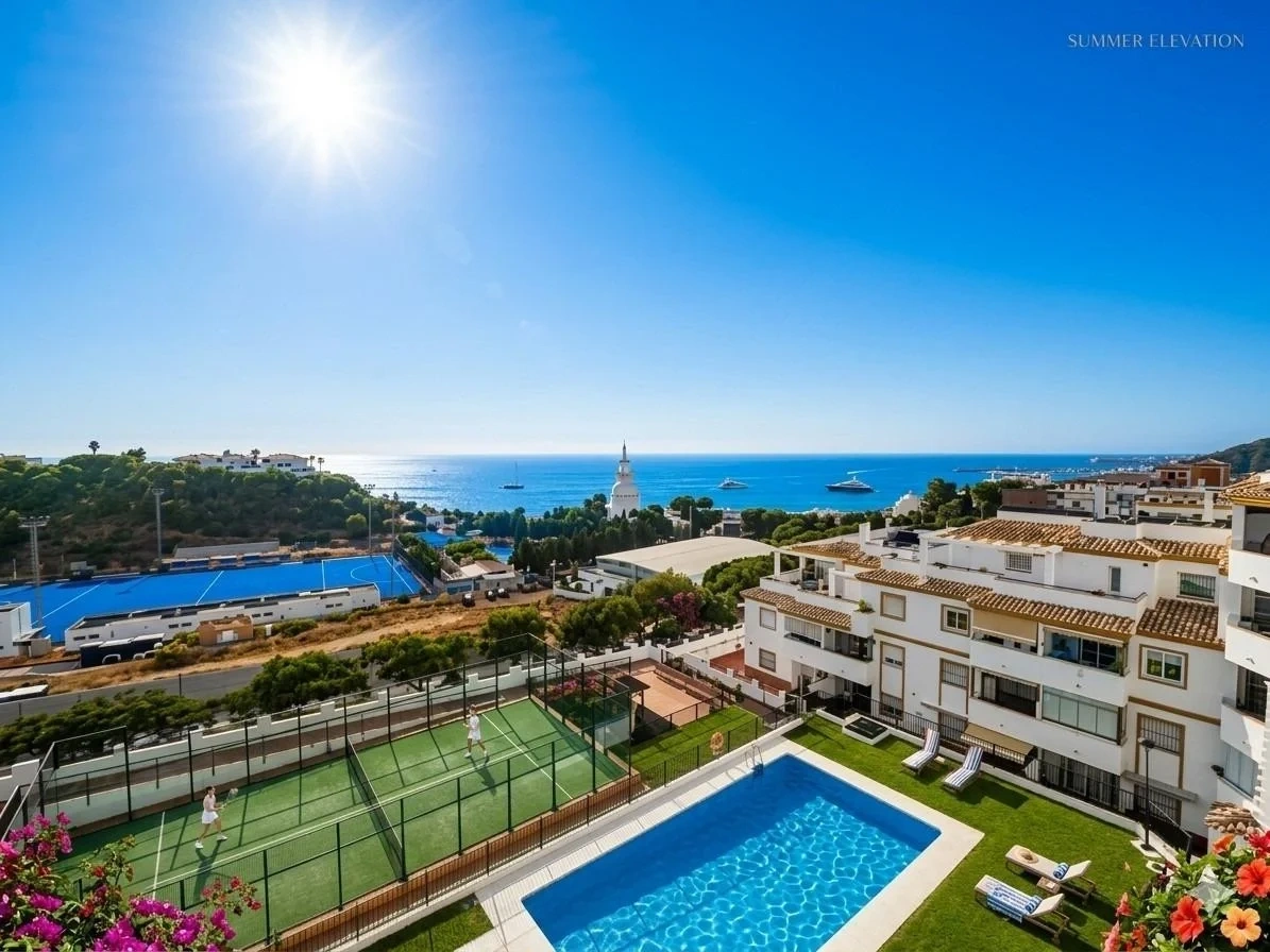 1 - продажа квартира вид моря benalmadena - costa del sol андалусия испания