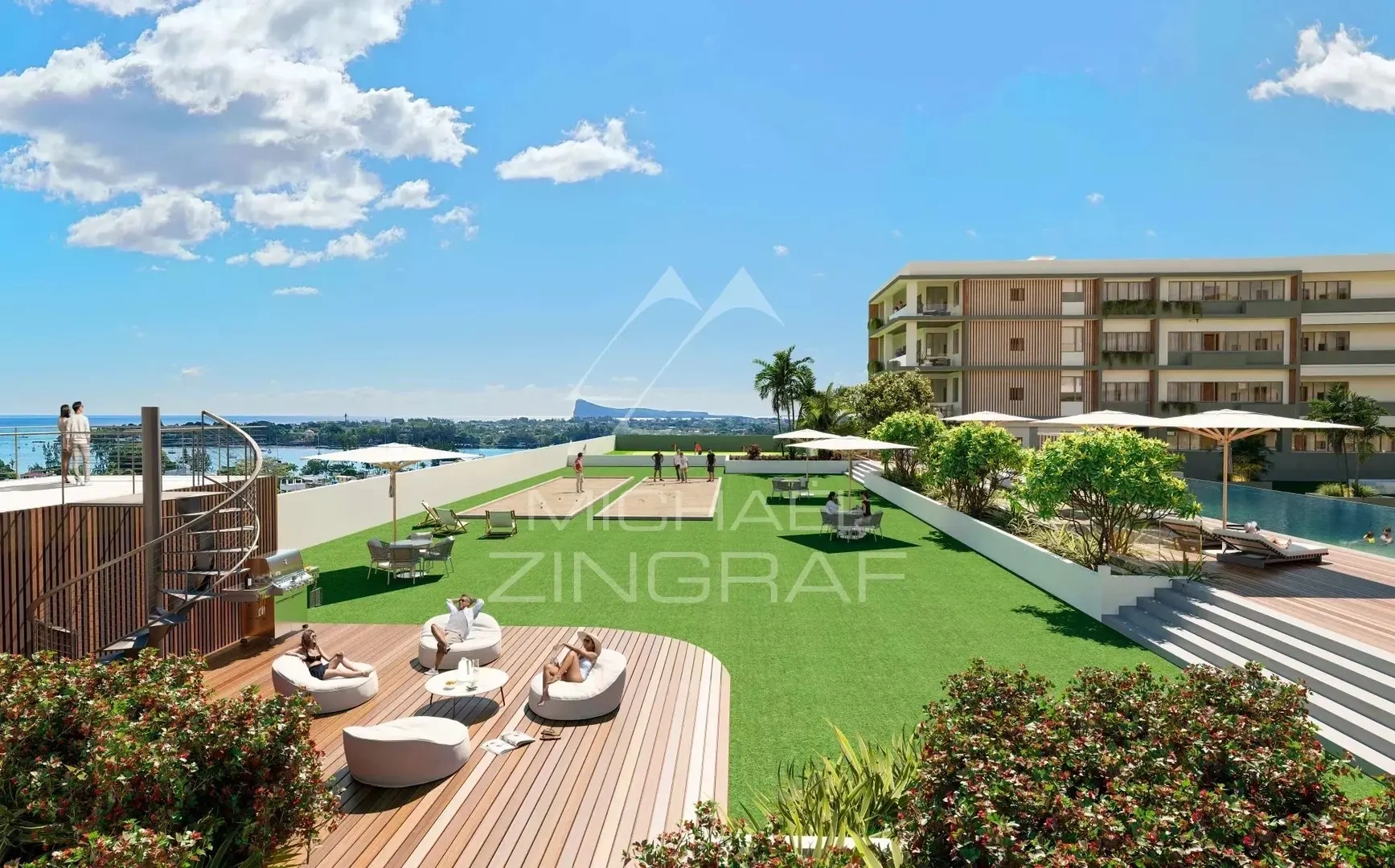 2 - продажа квартира grand baie ривьер-дю-рампар маврикий