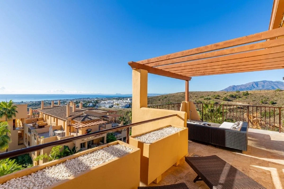 1 - verkoop appartement uitzicht op zee benahavis - costa del sol andalusië spanje