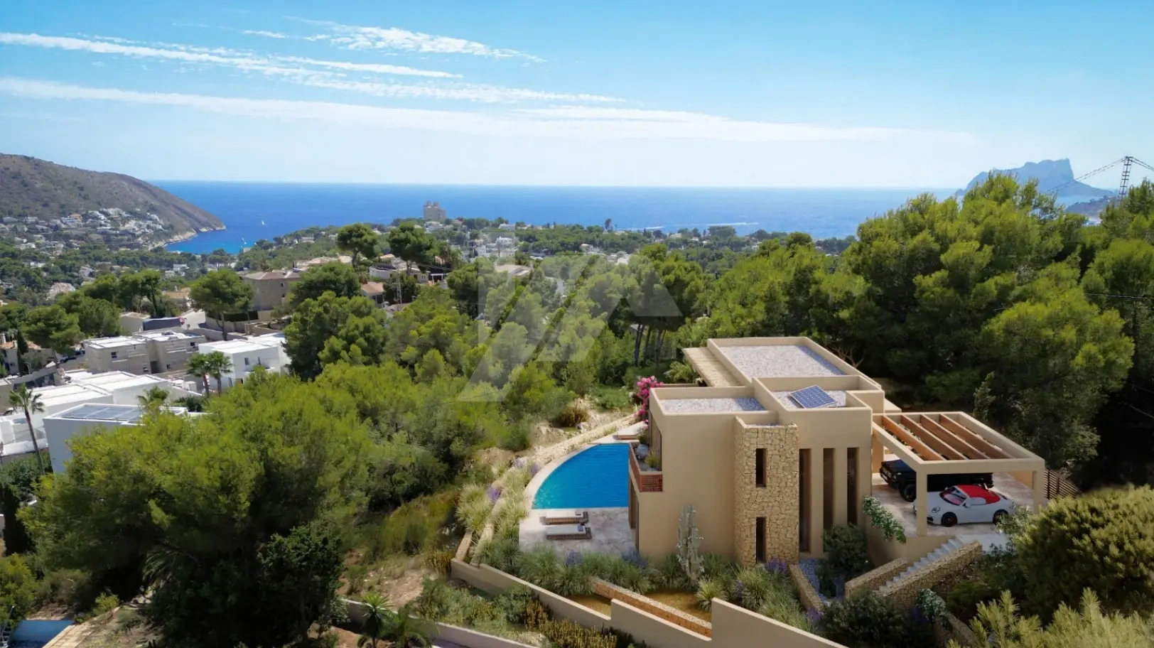 1 - venta casa vista al mar moraira - costa blanca comunidad valenciana españa