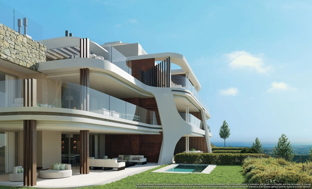 1 - verkoop appartement uitzicht op zee benahavis - costa del sol andalusië spanje