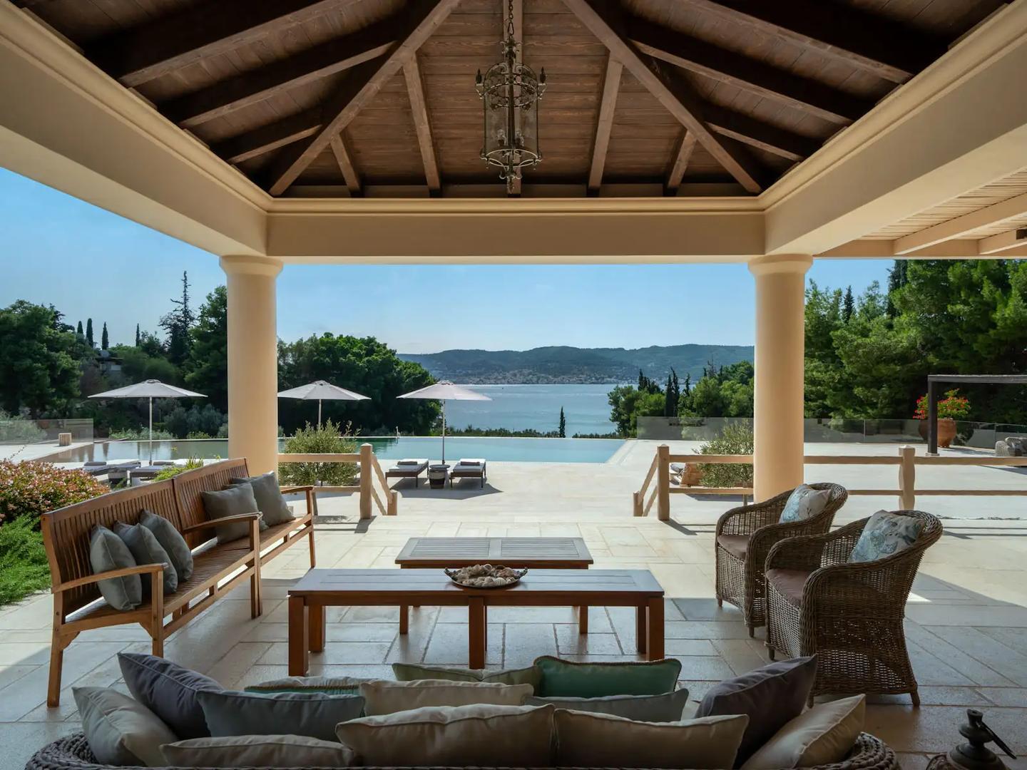 2 - waterfront house for vacation rentals in kosta peloponnese greece