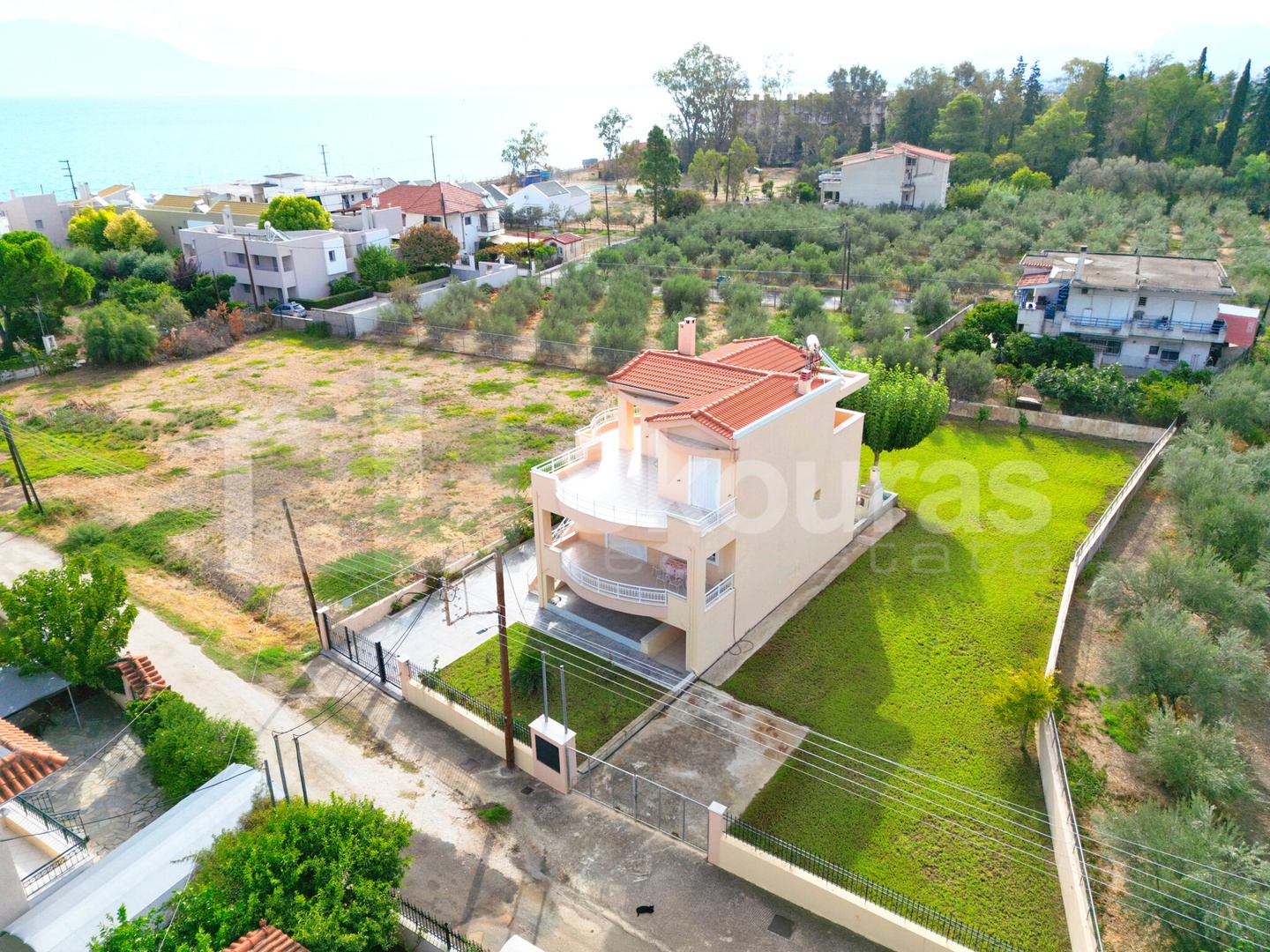 1 - vente maison vue mer nerántza péloponnèse grèce