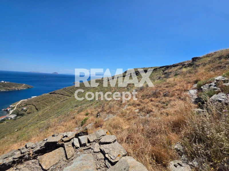 2 - vente terrain vue mer kythnos - cyclades egée méridionale grèce
