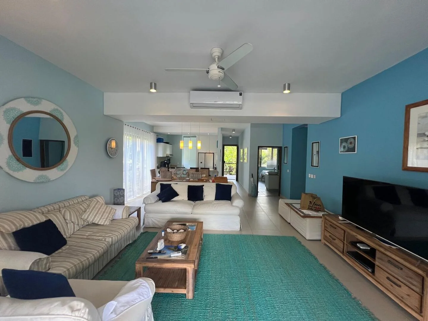 2 - vente appartement plage à pied bain boeuf rivière du rempart île maurice