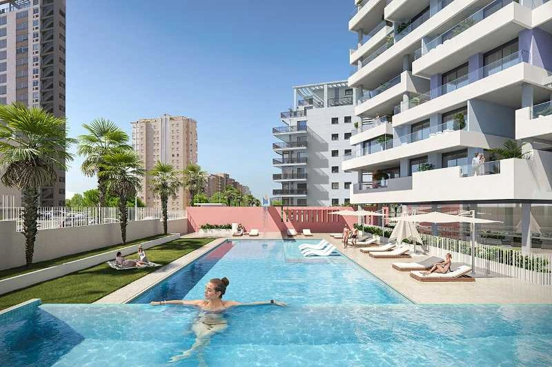 1 - verkoop appartement uitzicht op zee calpe - costa blanca valencian community spanje