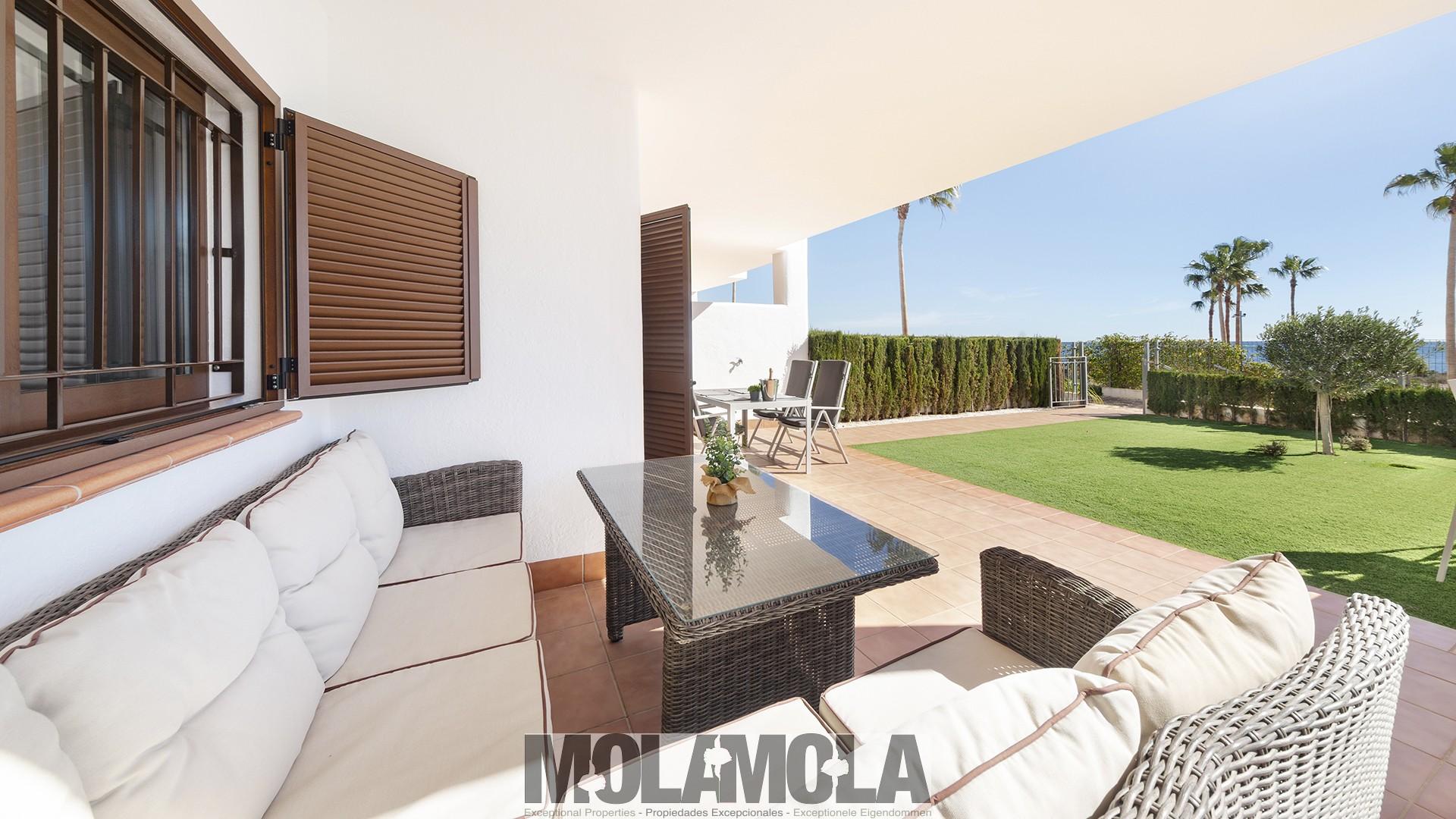 1 - vente appartement pieds dans l'eau san juan de los terreros andalousie espagne