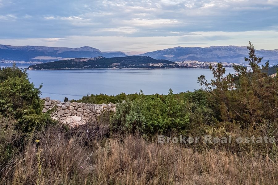 1 - sea view plot of land for sale in trogir split-dalmatia croatia